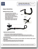 Disinfectable Nyon Ball Strap Instructions